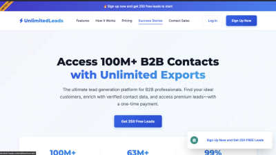 Unlimited leads - AI tool for Marketing