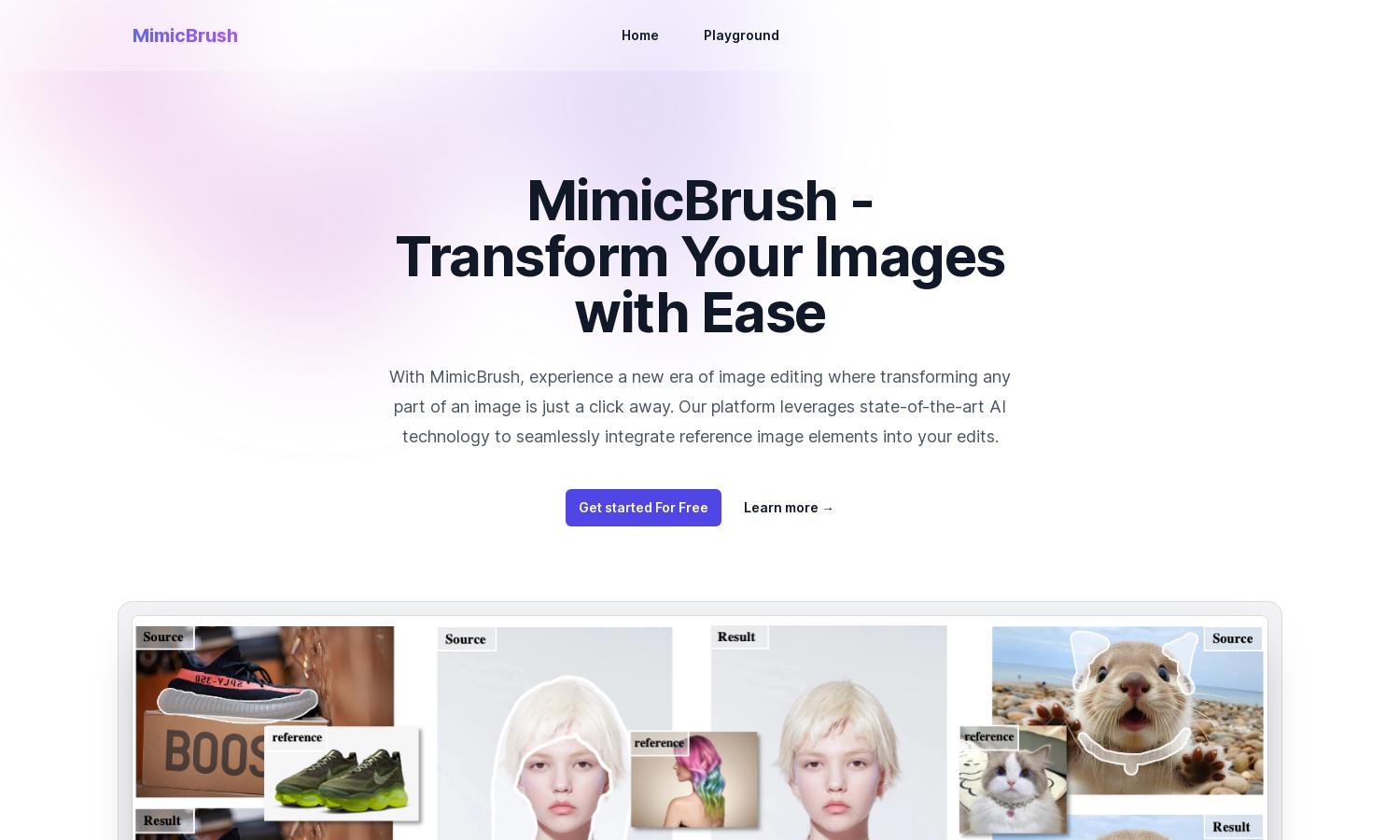 MimicBrush Website