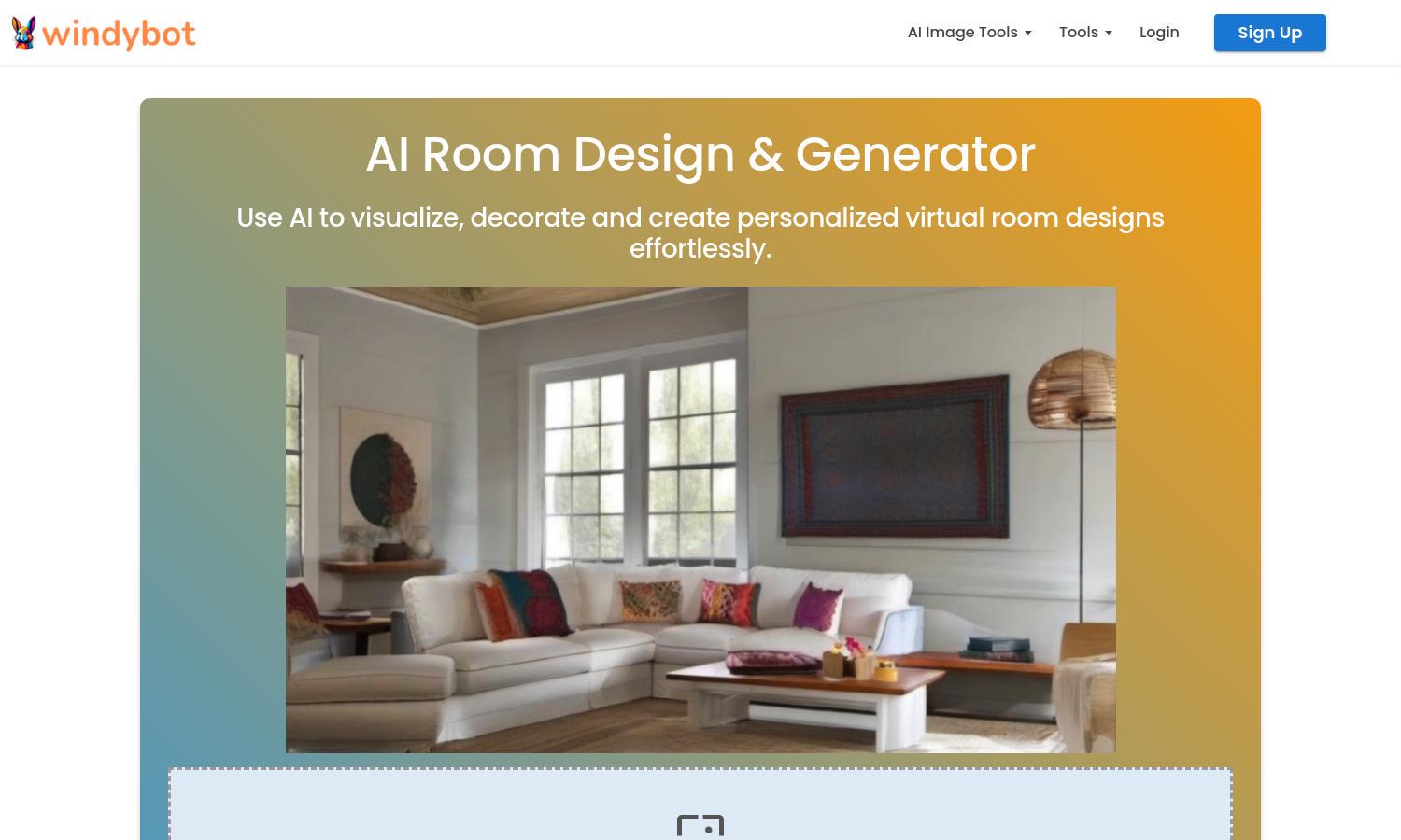 AI Room Design Generator Website