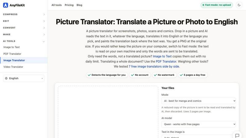 AnyFileKit application interface and features