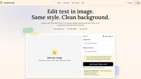 Change Text Image - tool for Image Generation
