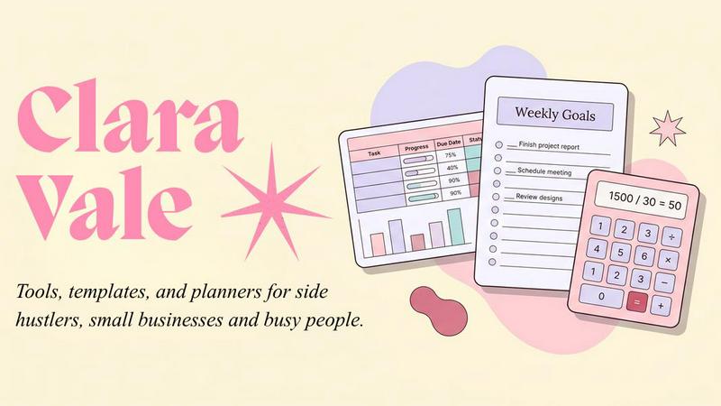 Clara Vale application interface and features