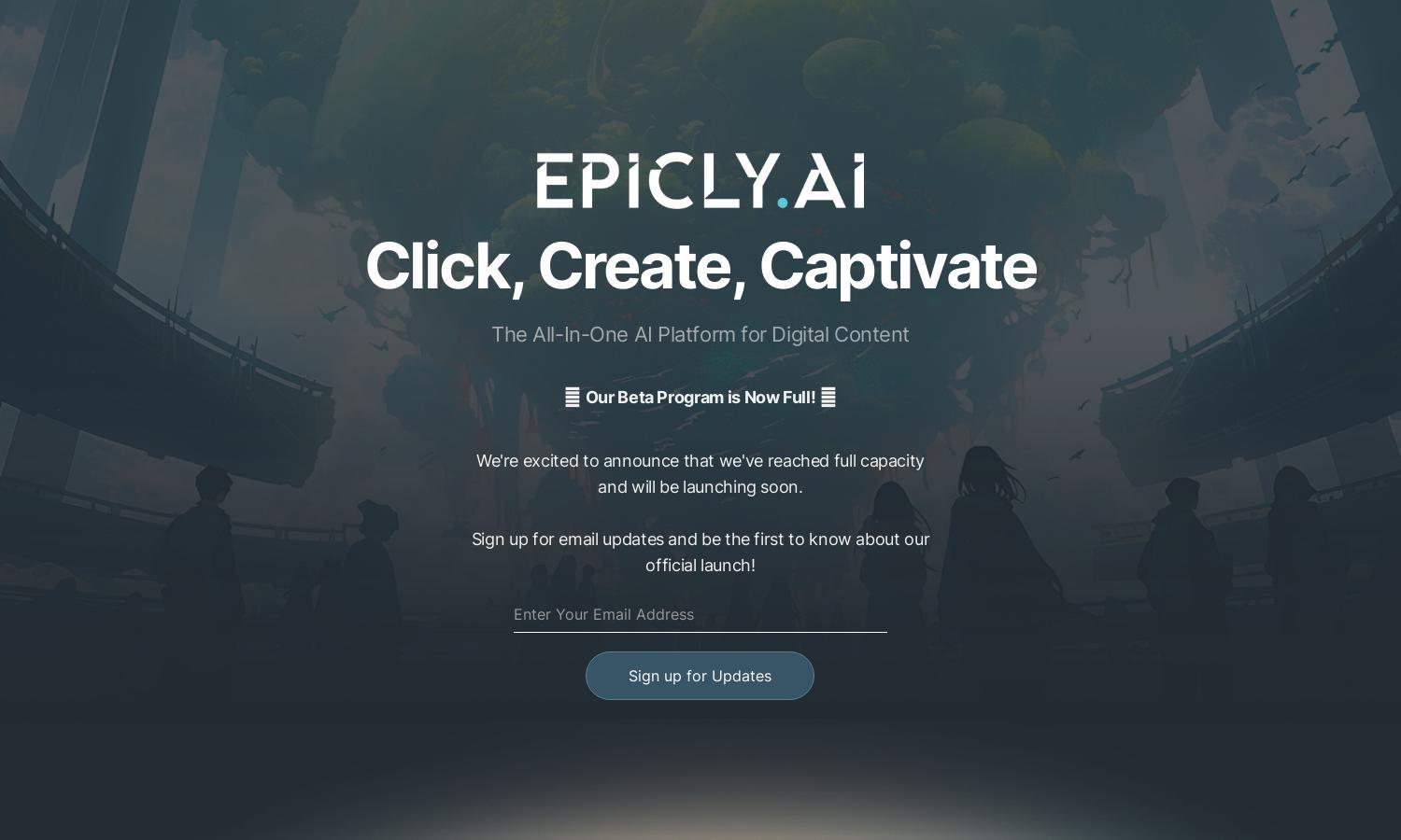 Epicly.ai Website