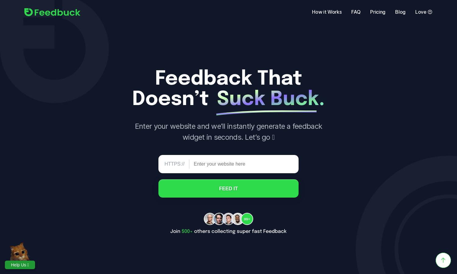 Feedbuck AI Website