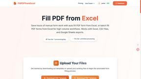 Fill PDF from Excel