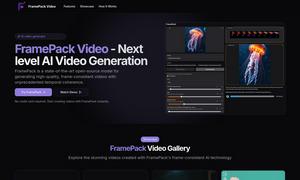 FramePack Video Website