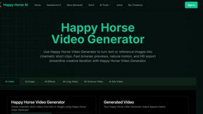 Happy Horse AI Video Generator - tool for Video