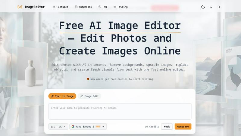 ImageEditor application interface and features