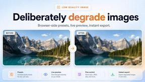 Low Quality Image - tool for Design Tools