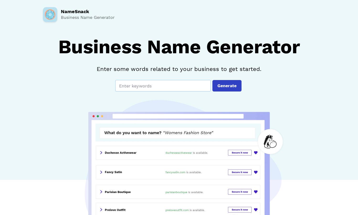 NameSnack Website