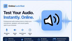 online audio test - tool for Dev Tools