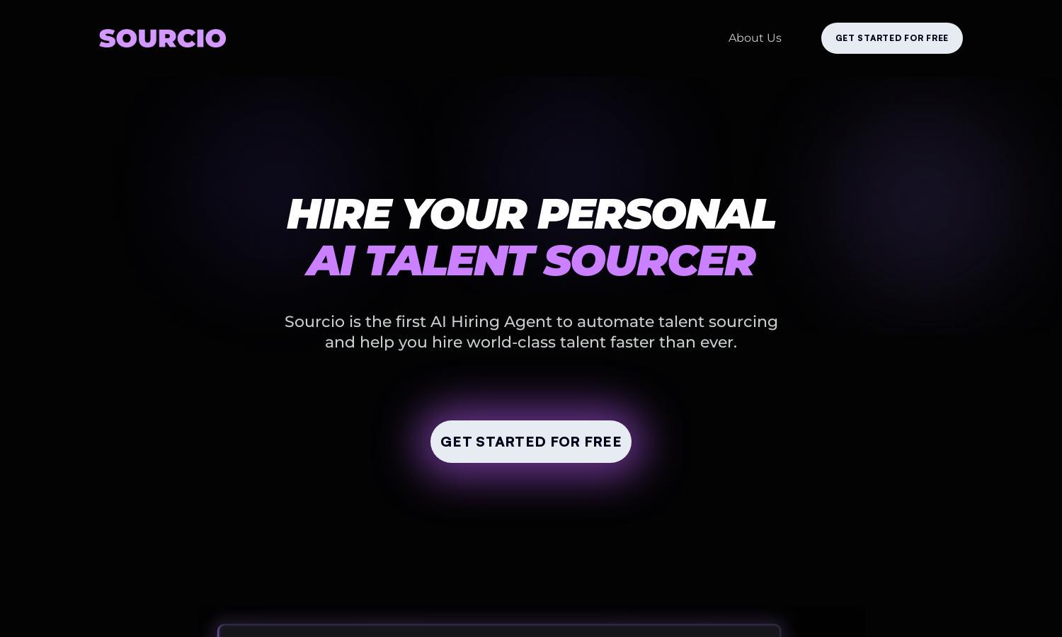 Sourcio Website