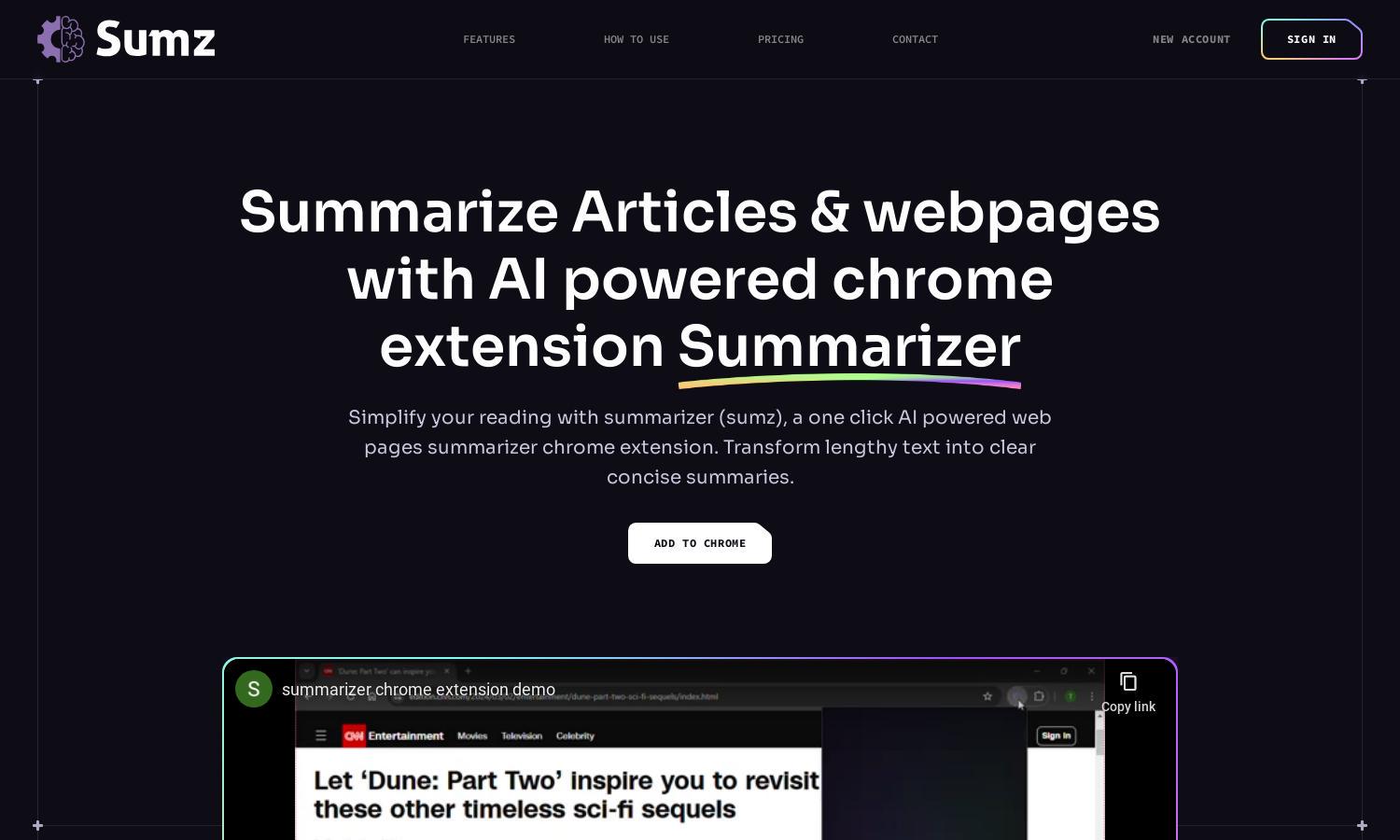 Sumz Pro Website