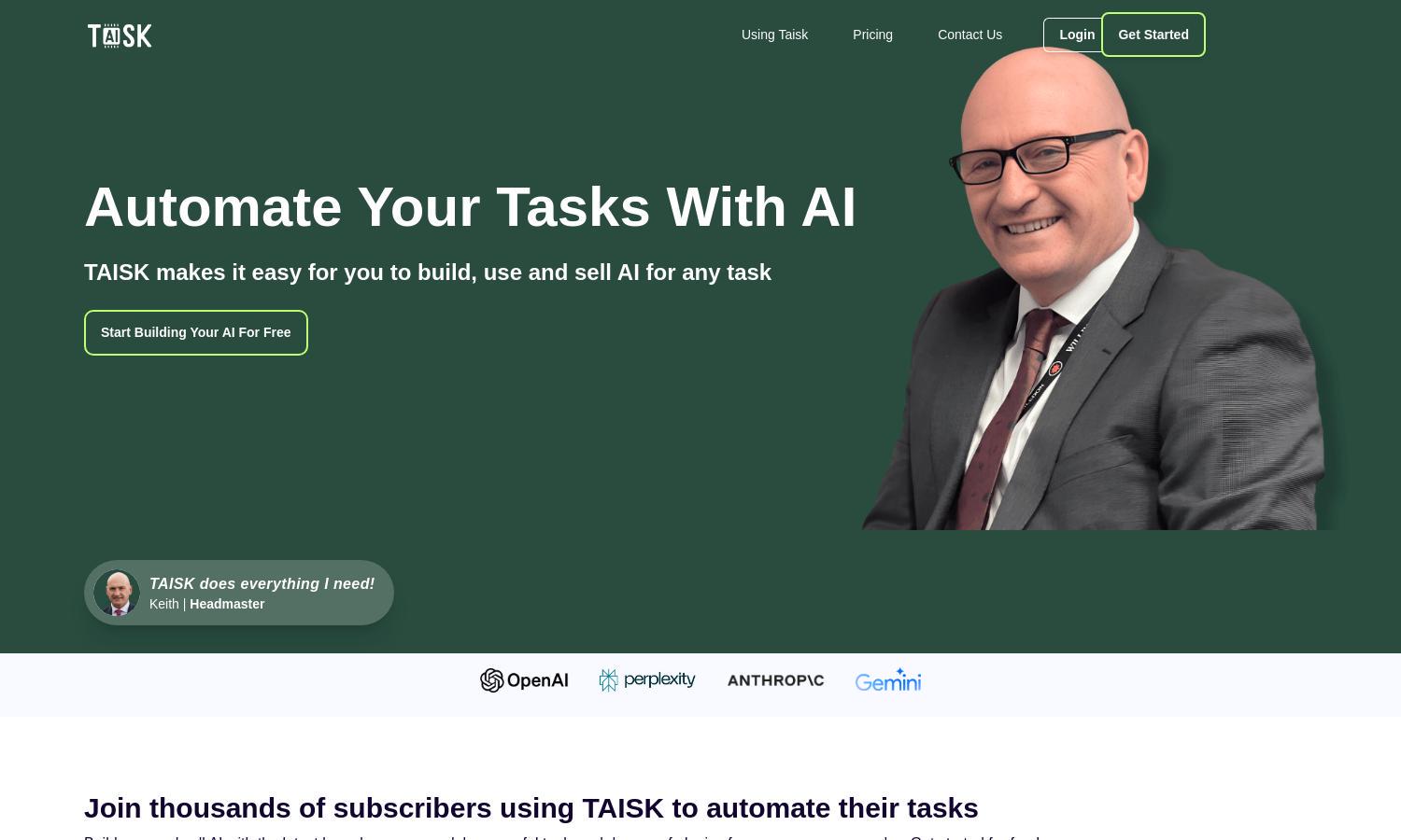 TAISK Website