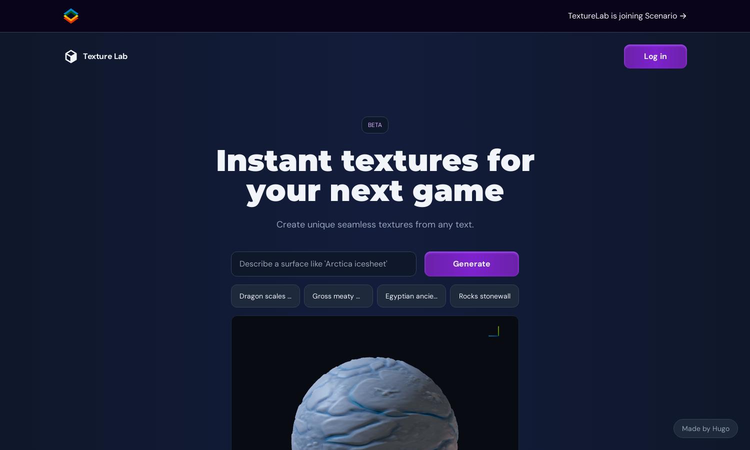 Texture Lab Website