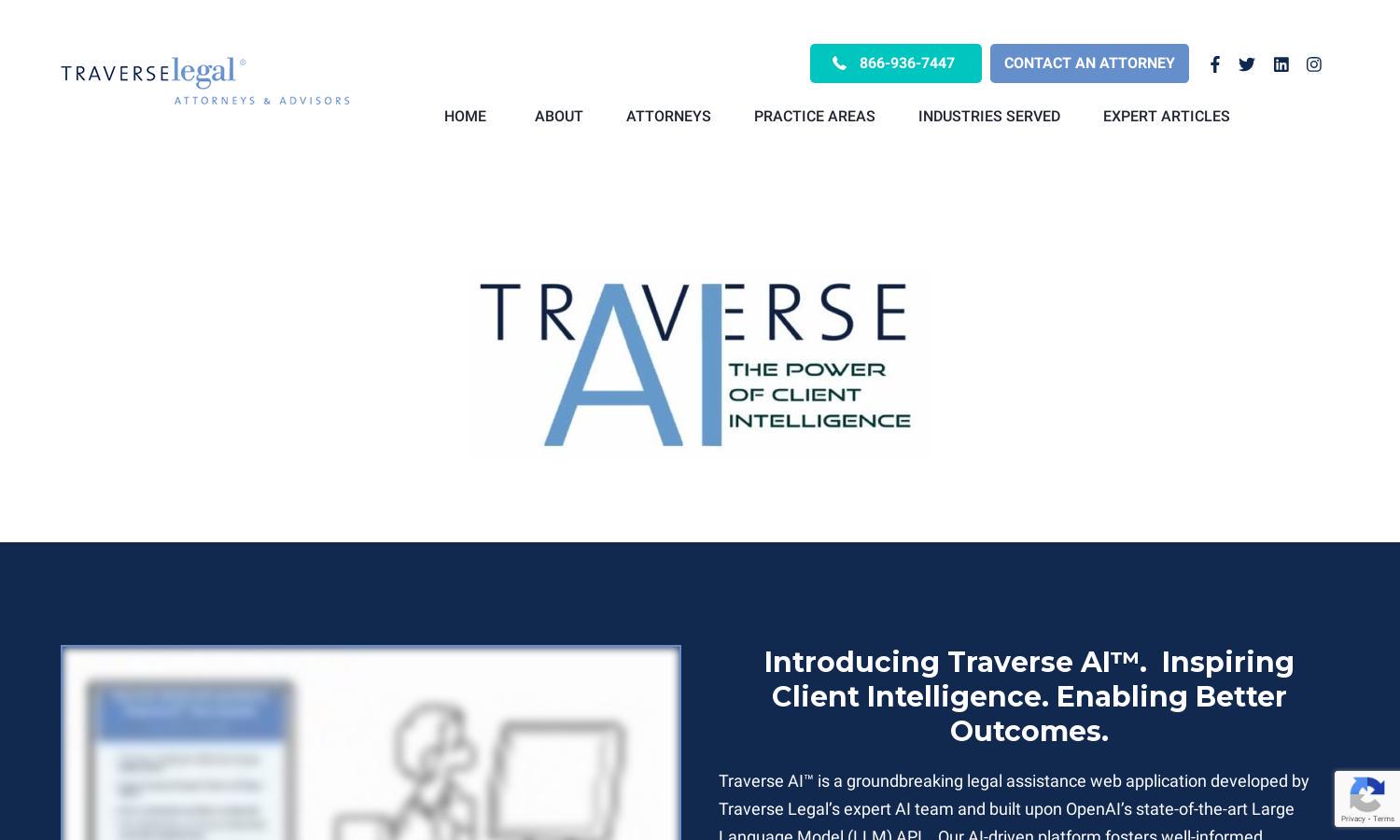 Traverse Legal Website