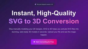 SVG to 3D - tool for productivity